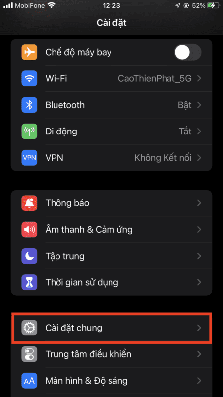 Thay đổi múi giờ trên IOS