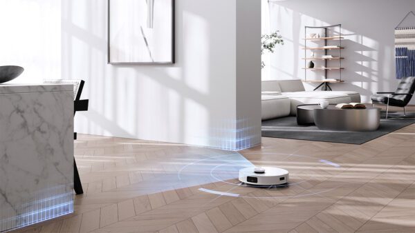 Ecovacs Deebot T10 OMNI đang điều hướng và vẽ bản đồ ngôi nhà