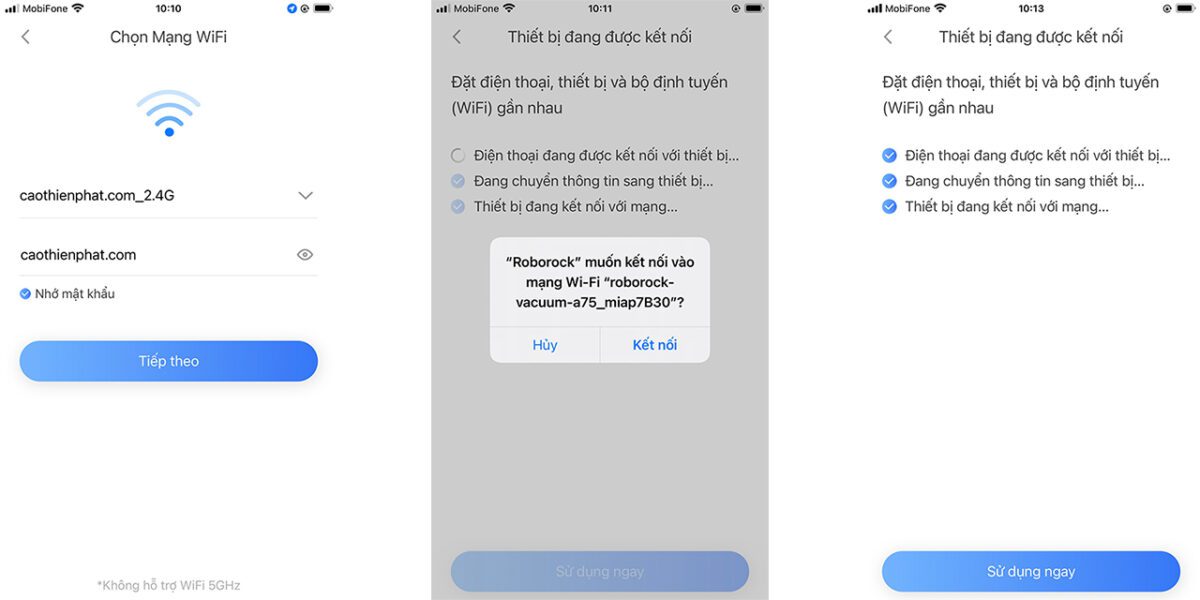 Chọn và kết nối Wifi