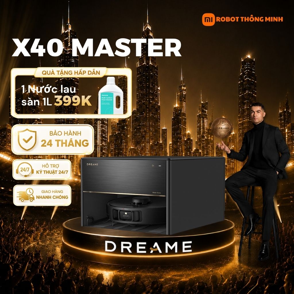 Robot hút bụi Dreame X40 Master