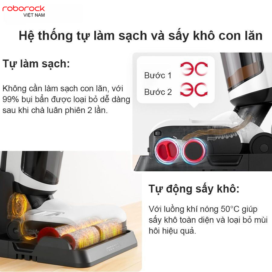 Máy Hút Bụi Lau Nhà Cầm Tay Roborock Dyad Pro Combo