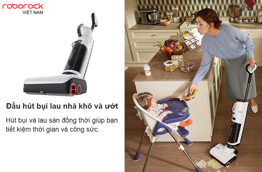 Máy Hút Bụi Lau Nhà Cầm Tay Roborock Dyad Pro Combo