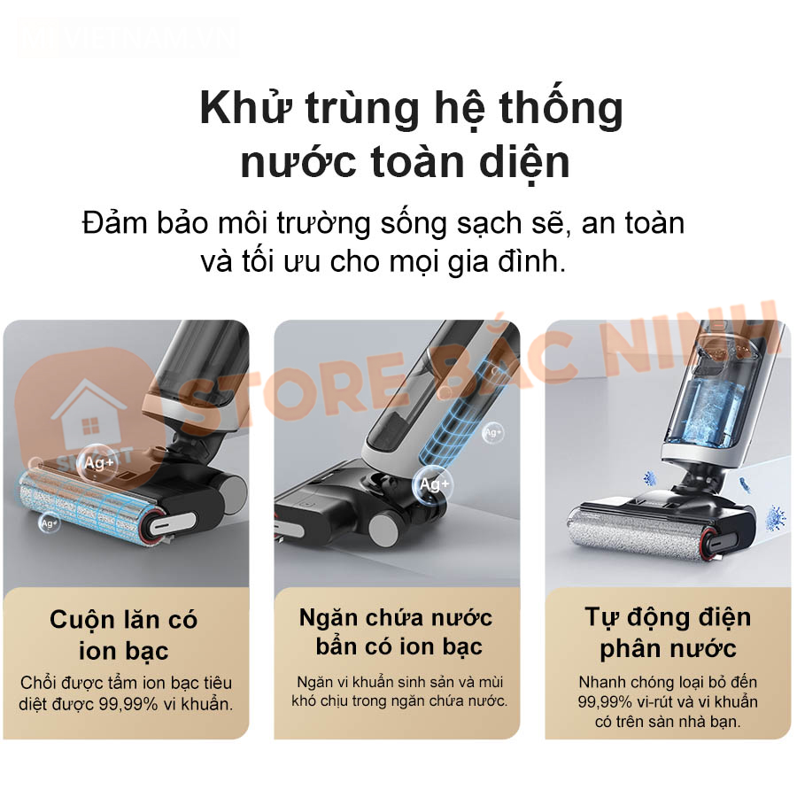 Máy Hút Bụi Lau Nhà Cầm Tay Khô Và Ướt Dreame H14
