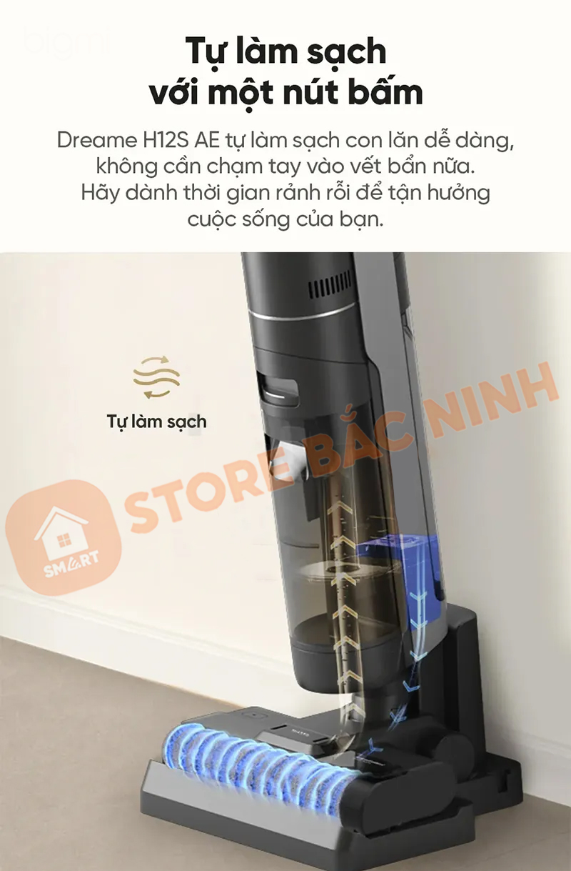 Máy Hút Bụi Lau Nhà Cầm Tay Khô Và Ướt Dreame H12S AE