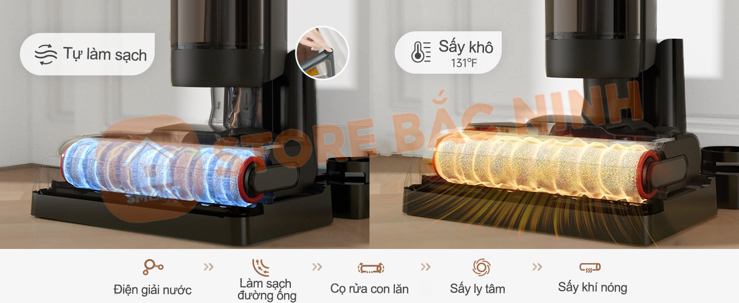 Máy Hút Bụi Lau Nhà Cầm Tay Khô Và Ướt Dreame H12 Pro