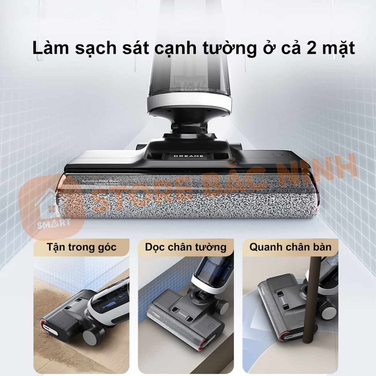 Máy Hút Bụi Lau Nhà Cầm Tay Khô Và Ướt Dreame H14