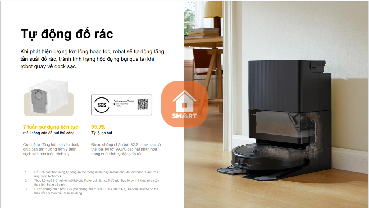 Robot hút bụi lau nhà Roborock QR 798