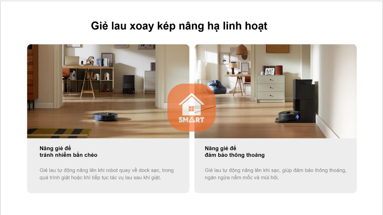 Robot hút bụi lau nhà Roborock QR 798