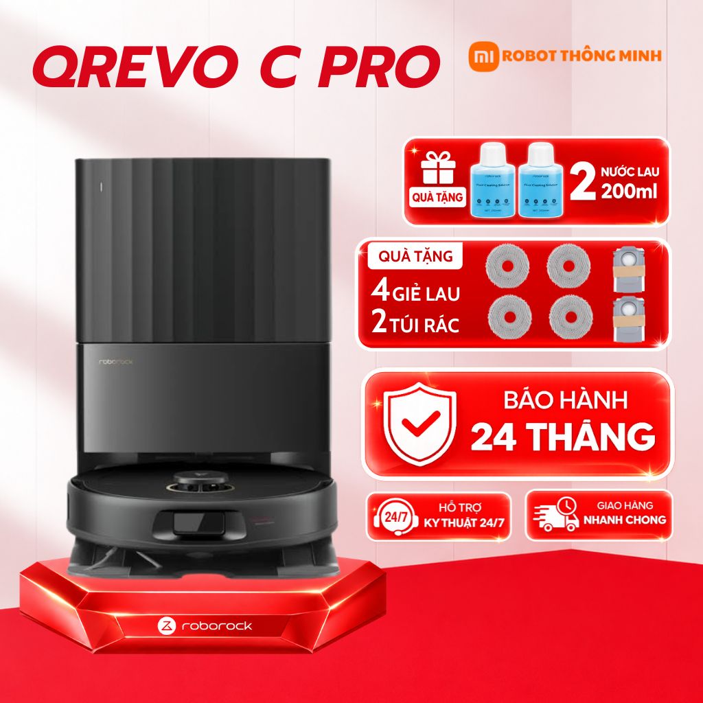 Robot hút bụi Roborock Qrevo C Pro