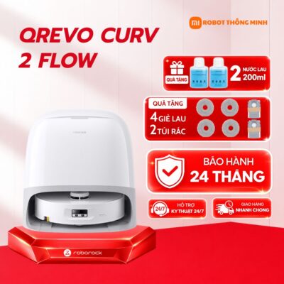 Robot hút bụi Roborock Qrevo Curv 2 Flow