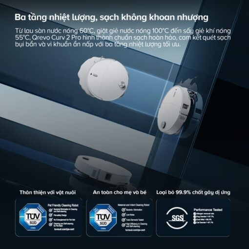 Robot hút bụi Roborock Qrevo Curv 2 Pro - Hình ảnh 9