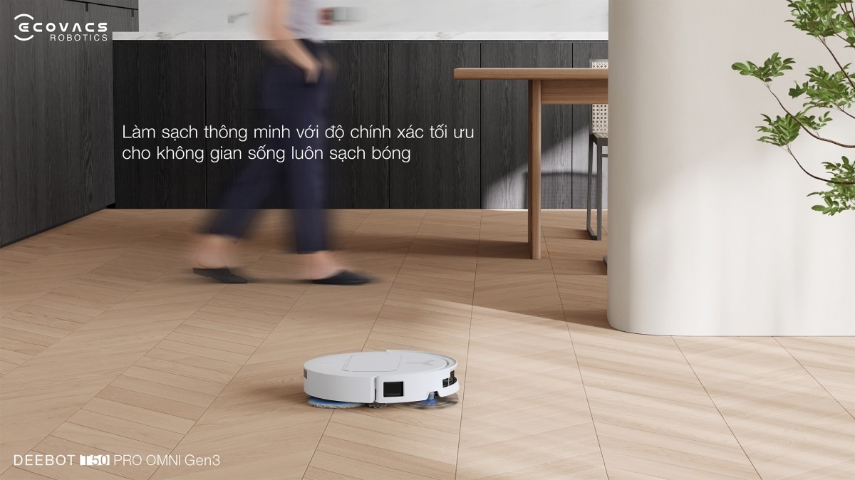 Robot hút bụi Ecovacs T50 Pro OMNI Gen 3