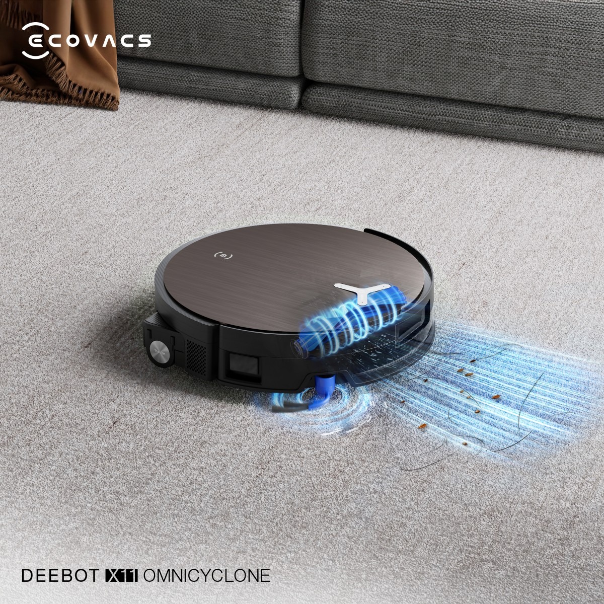 Robot hút bụi Ecovacs X11 OmniCyclone