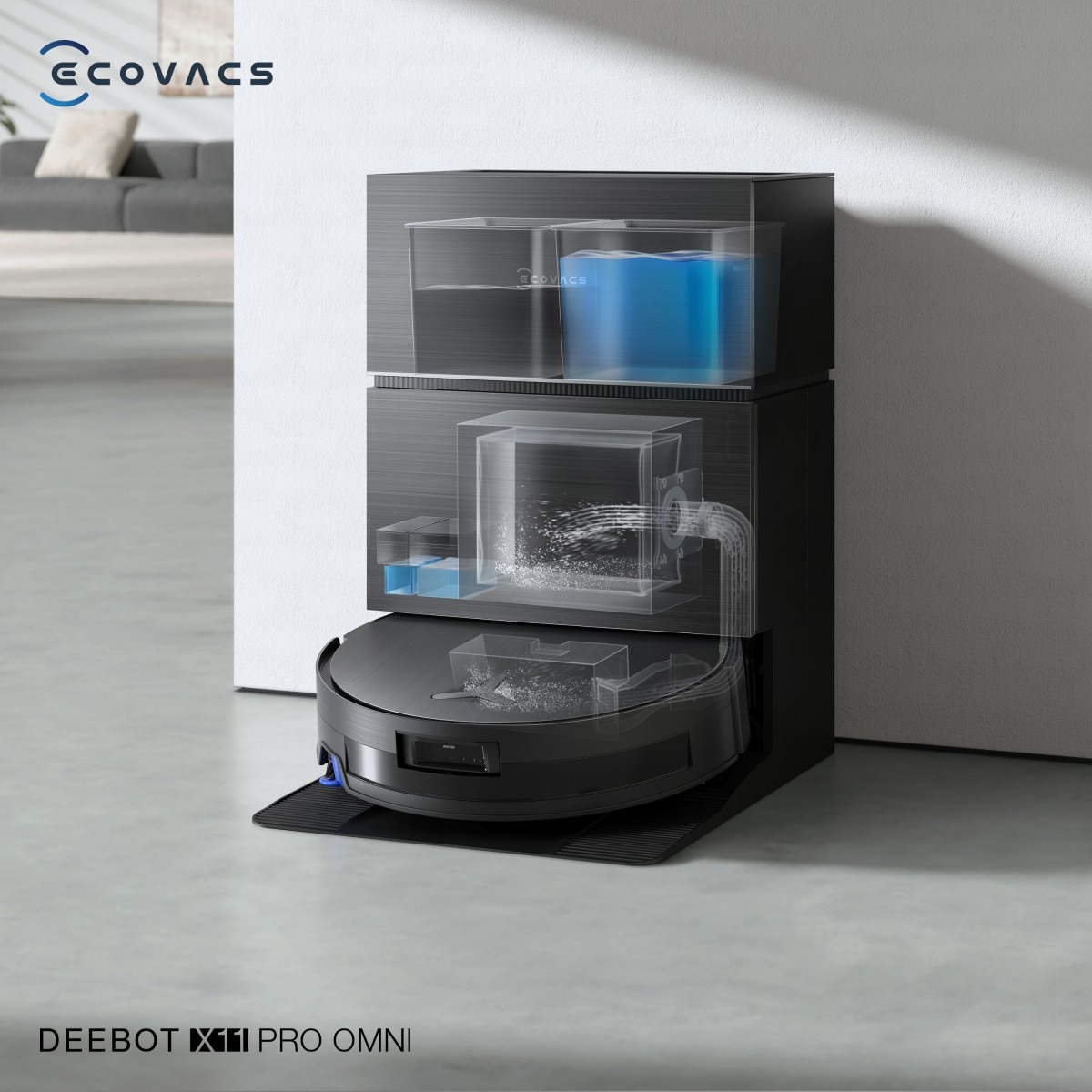 Robot hút bụi Ecovacs X11 Pro OMNI