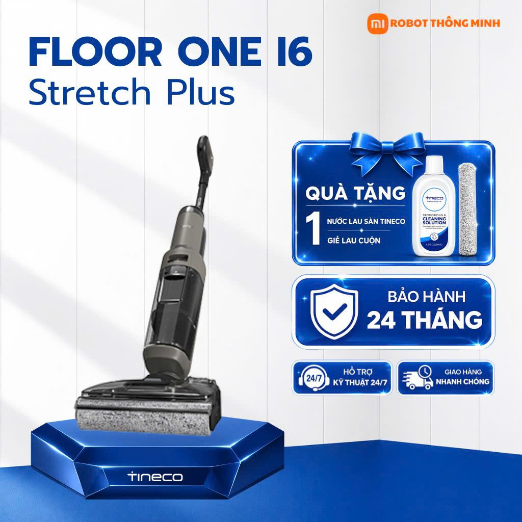Máy hút bụi lau sàn khô ướt Tineco Floor One i6 Stretch Plus