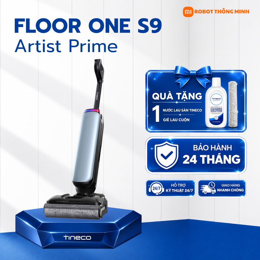 Máy hút bụi lau sàn khô ướt Tineco FLOOR ONE S9 Artist Prime