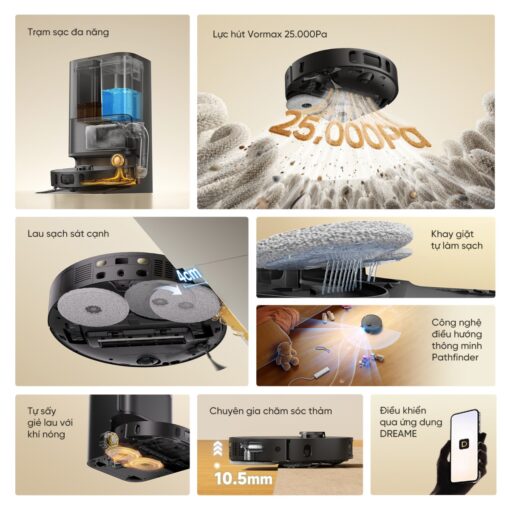Robot hút bụi Dreame D30 Ultra - Hình ảnh 3