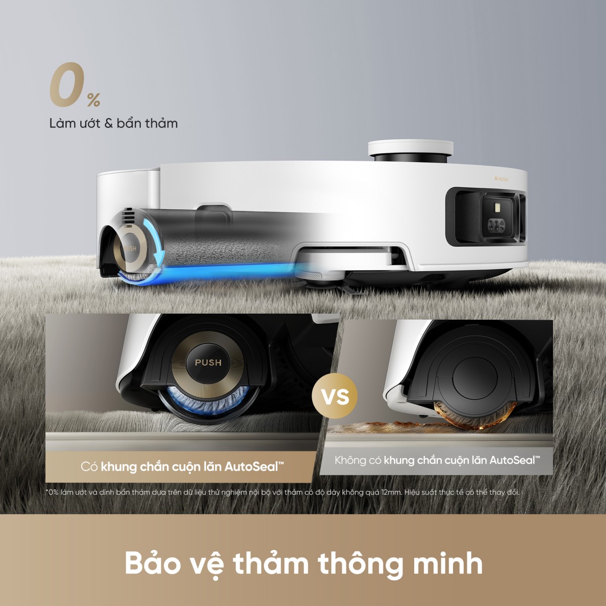 Robot hút bụi Dreame Aqua 10 Roller - Hình ảnh 9