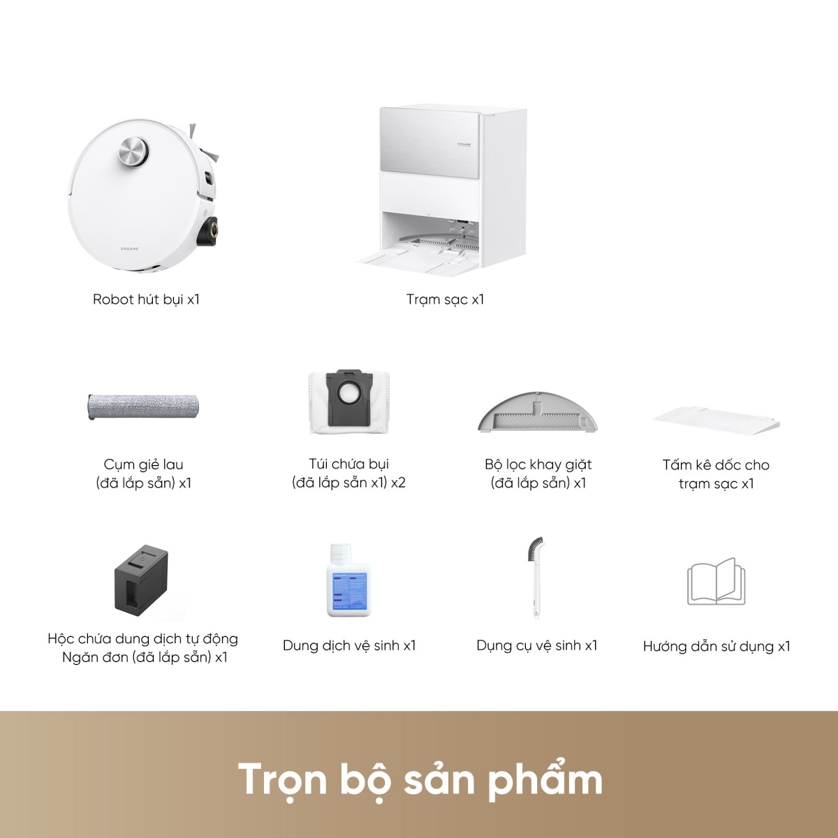 Robot hút bụi Dreame Aqua 10 Roller - Hình ảnh 3