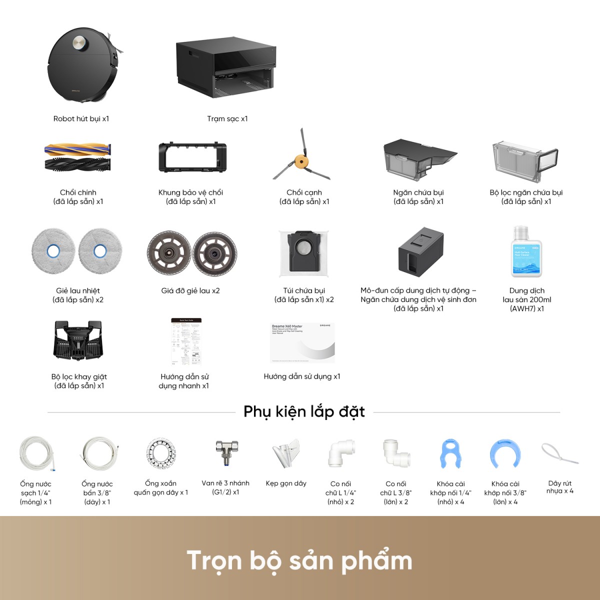 Robot hút bụi Dreame X60 Master - Hình ảnh 14
