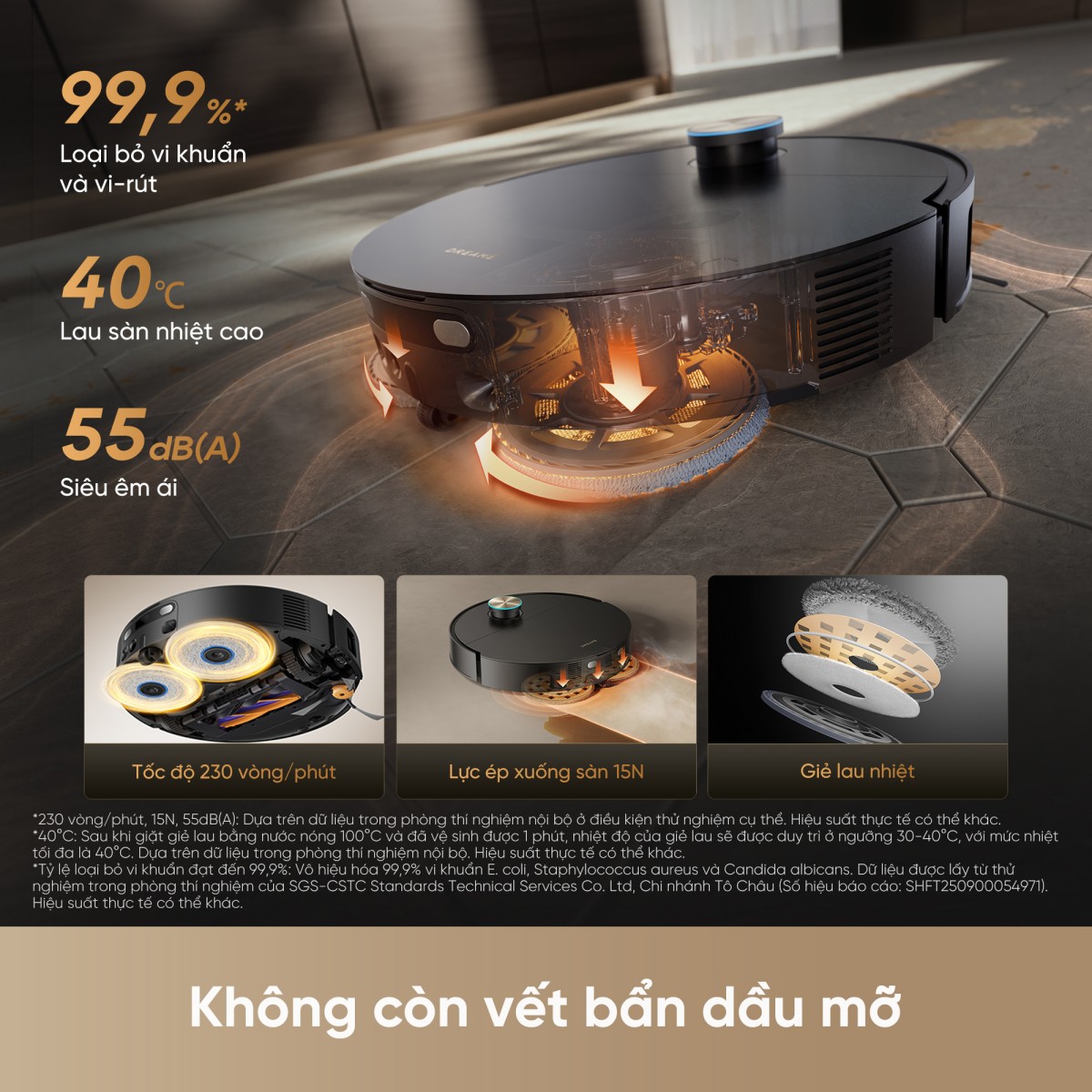 Robot hút bụi Dreame X60 Ultra - Hình ảnh 9