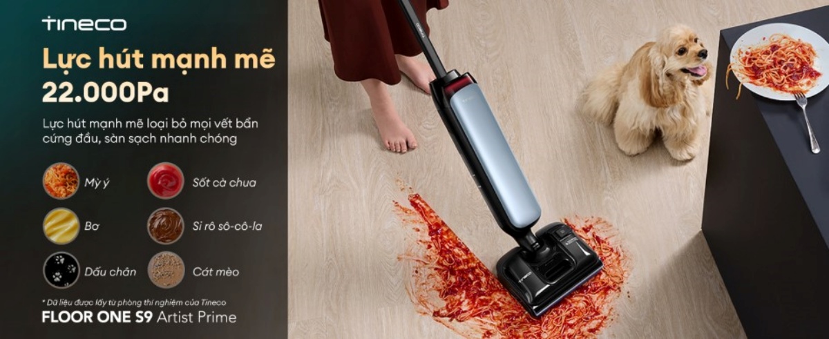 Máy hút bụi lau sàn khô ướt Tineco FLOOR ONE S9 Artist Prime