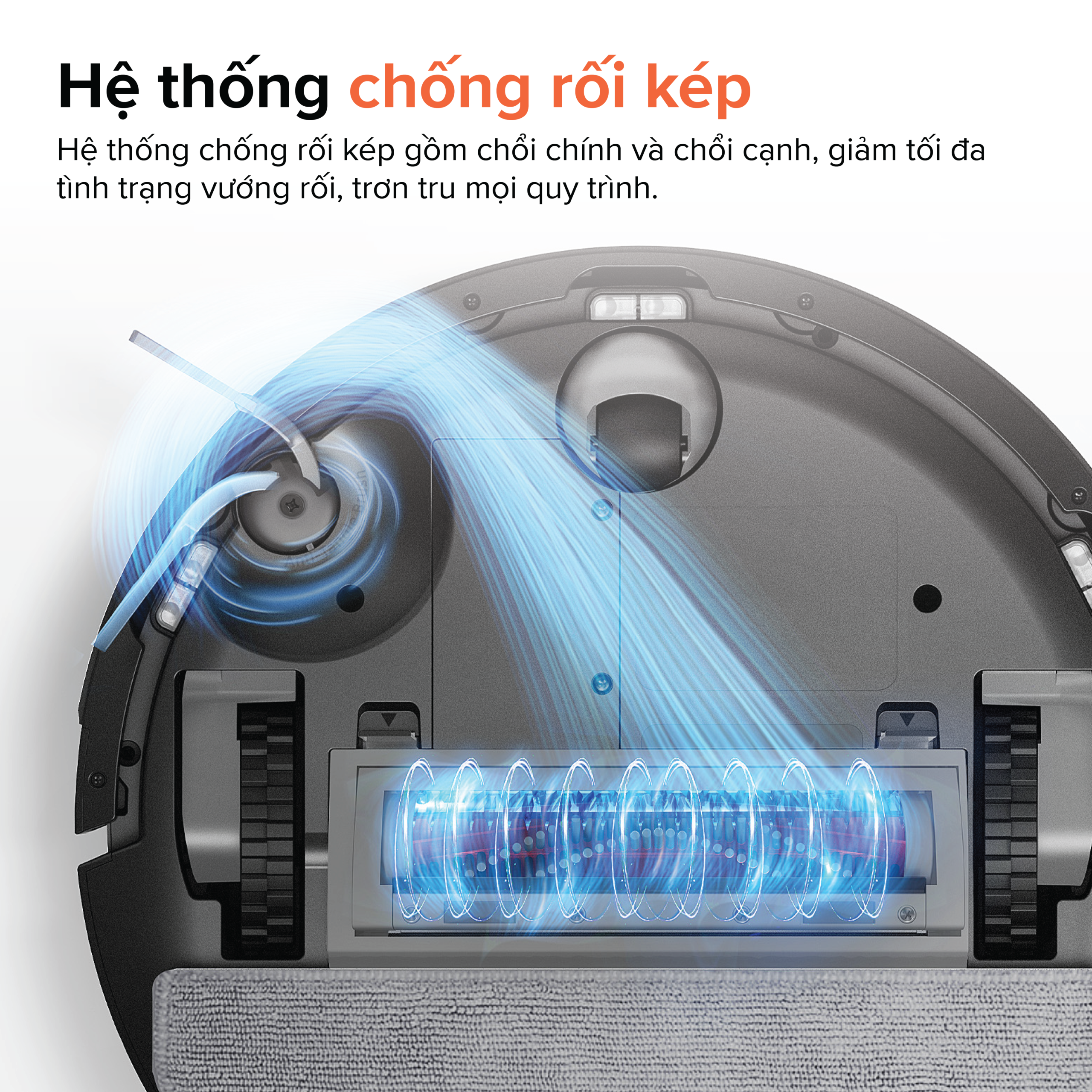Robot Hút Bụi Lau Nhà Roborock Q10 VF+