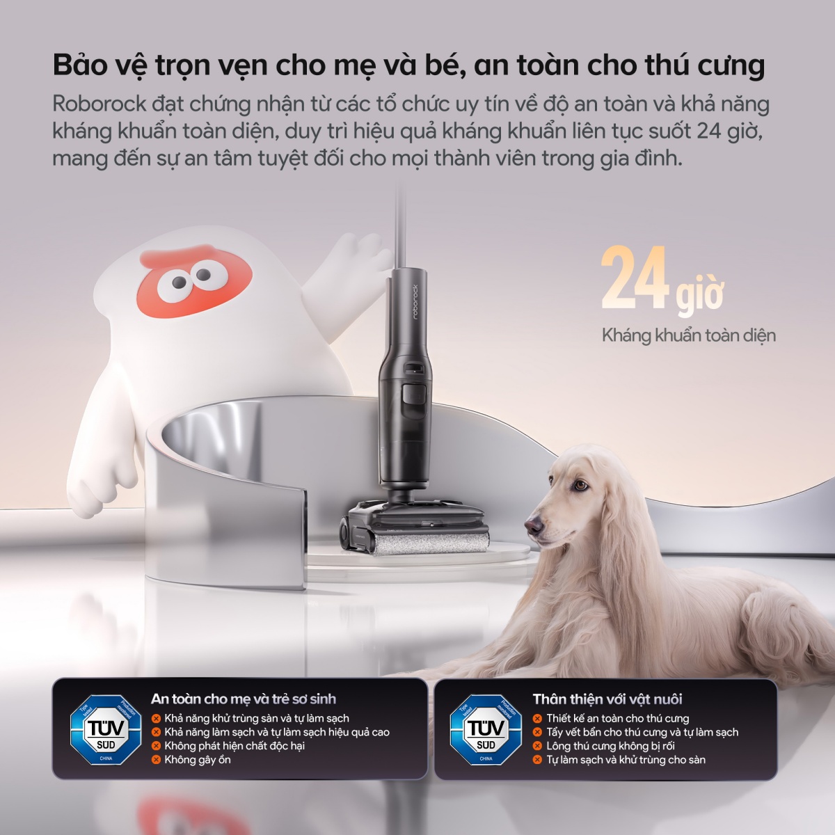 Máy hút bụi lau nhà Roborock F25 ACE Pro
