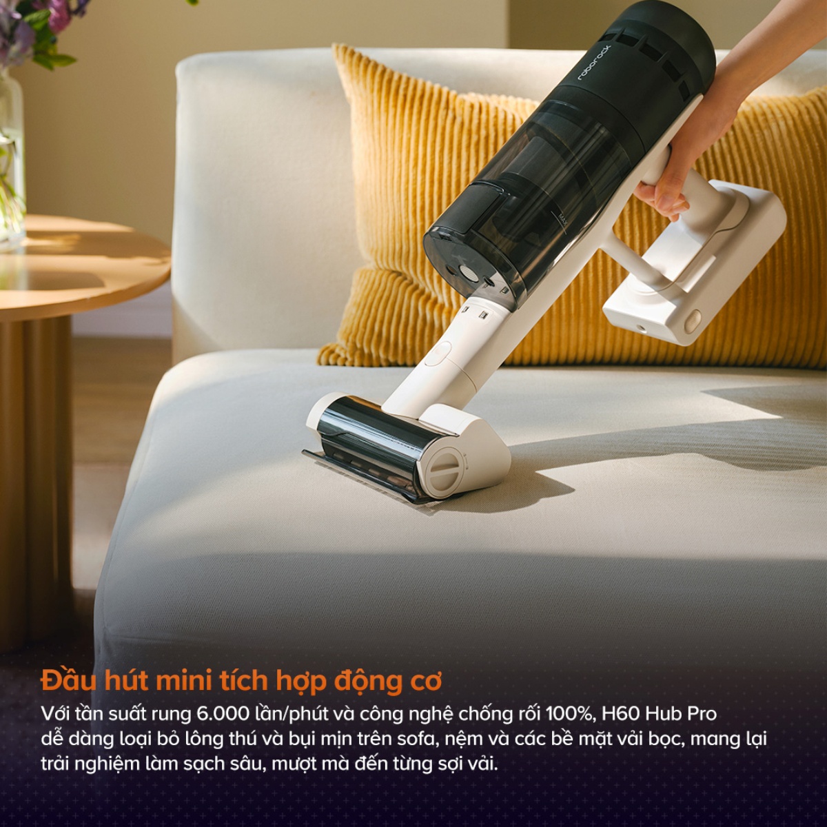 Máy hút bụi cầm tay Roborock H60 Hub Pro