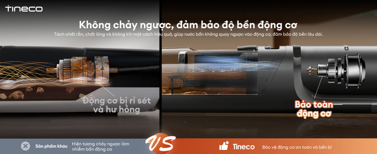 Máy hút bụi lau sàn khô ướt Tineco Floor One i7 Steam