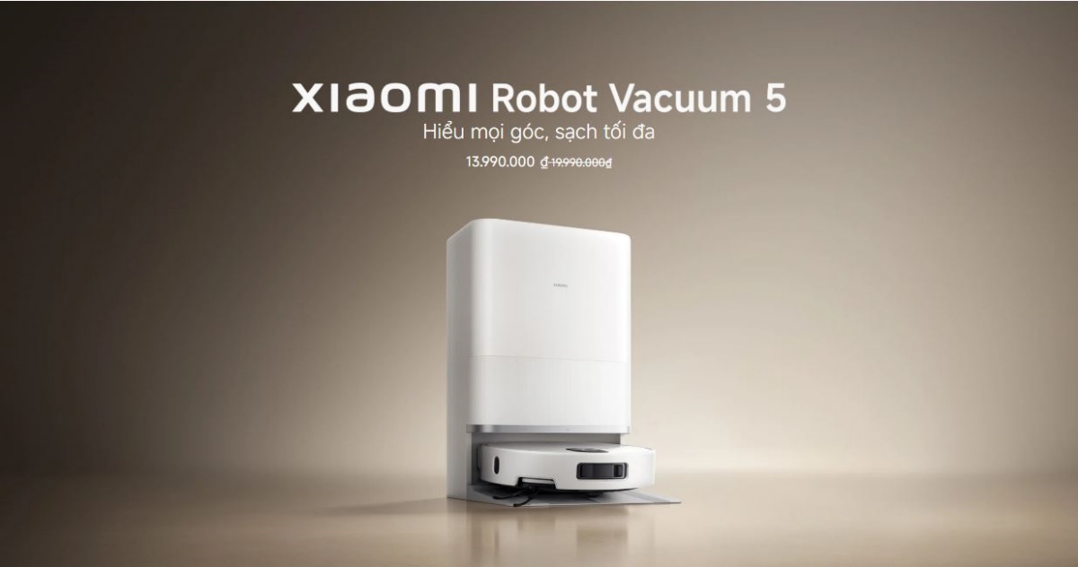 Robot hút bụi lau nhà Xiaomi Vacuum 5