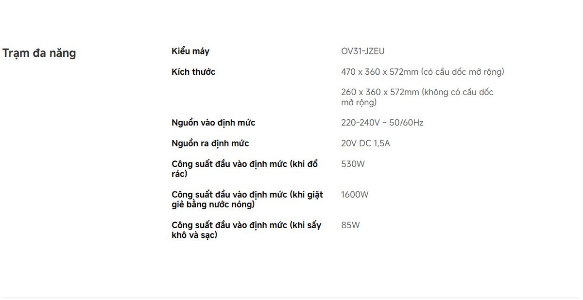 Robot hút bụi lau nhà Xiaomi Vacuum 5
