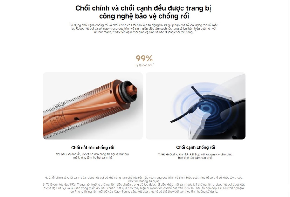 Robot hút bụi lau nhà Xiaomi Vacuum 5