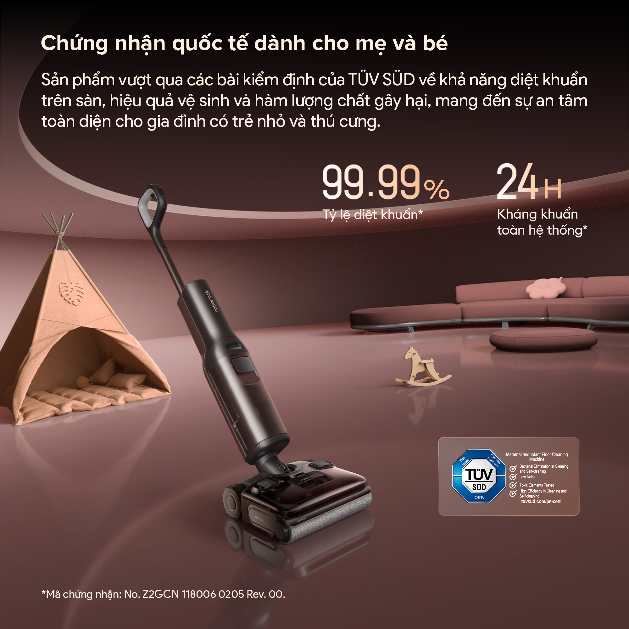 Máy hút bụi lau nhà Roborock F25 Pro Turbo