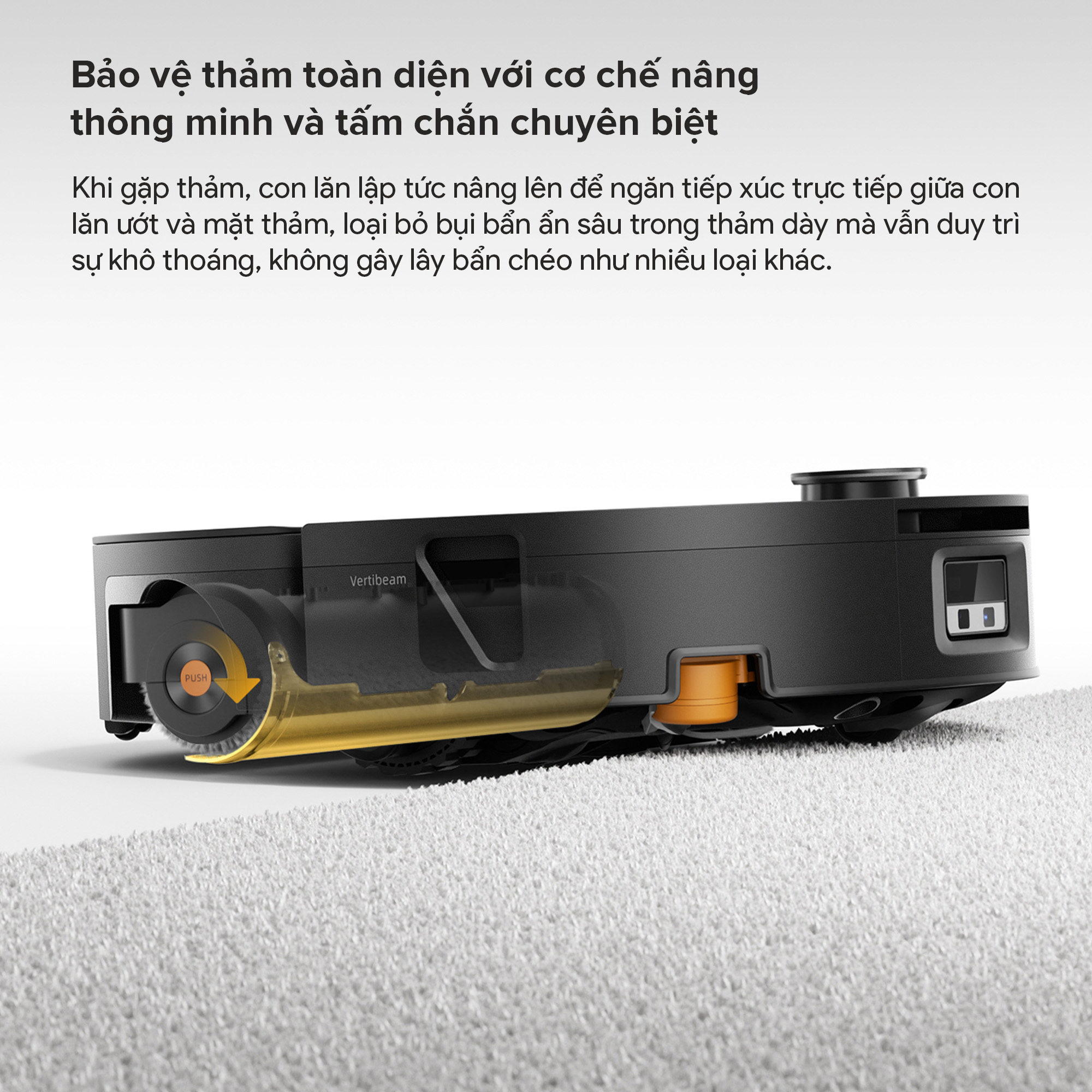 Robot Hút Bụi Lau Nhà Roborock Saros 20 Flow Complete