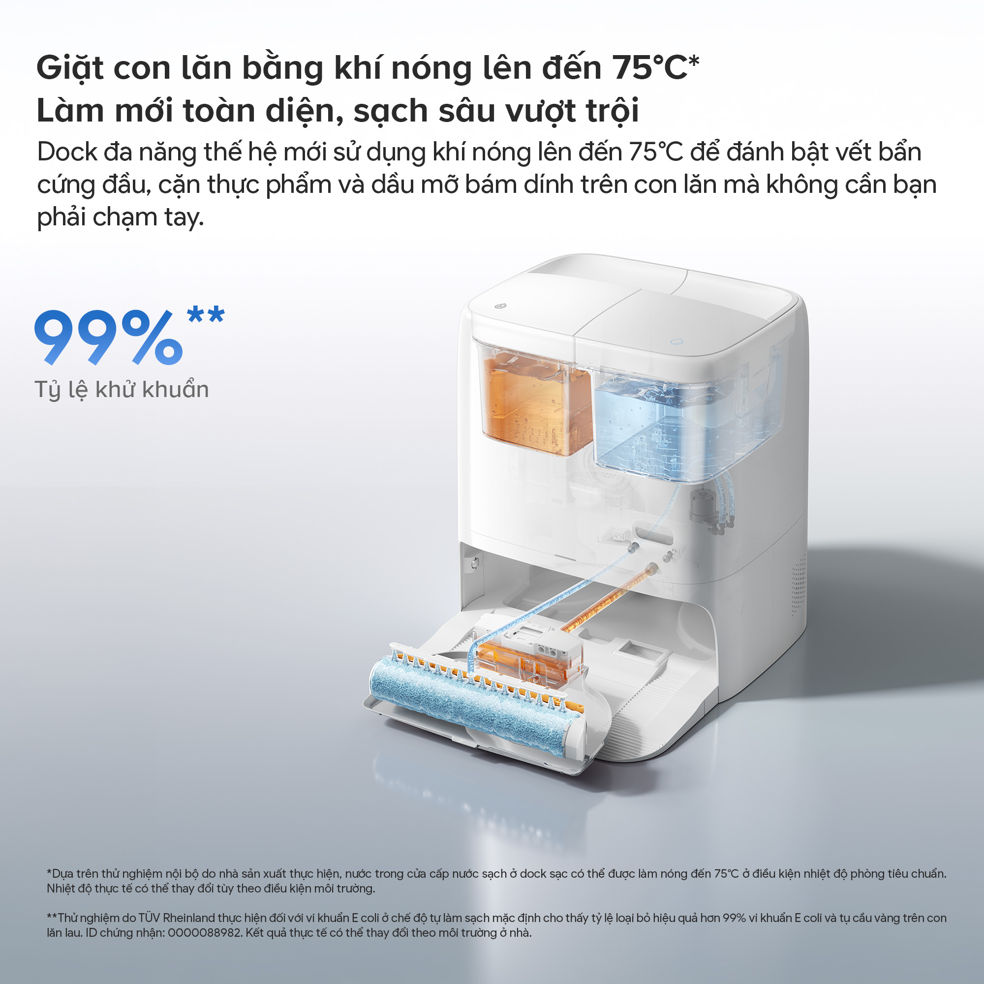 Robot Hút Bụi Lau Nhà Roborock Qrevo Edge 2 Flow