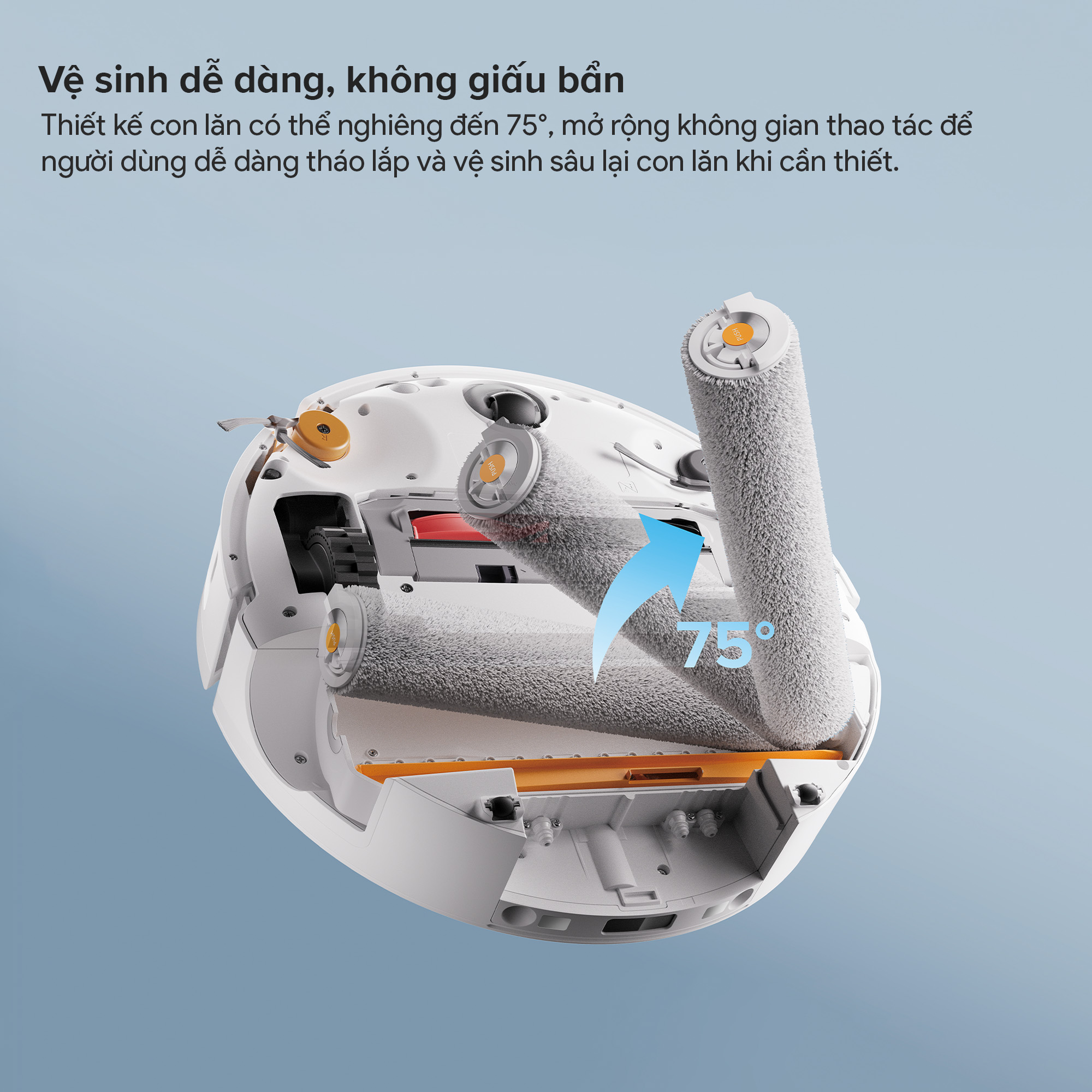 Robot Hút Bụi Lau Nhà Roborock Qrevo Edge 2 Flow